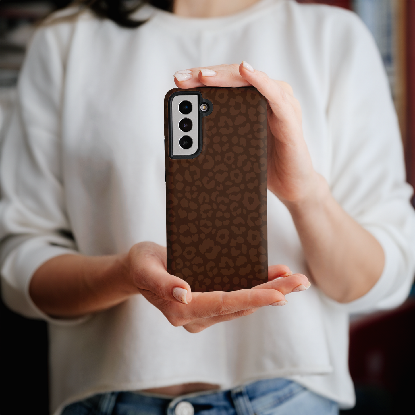 Espresso Cheetah Galaxy Case