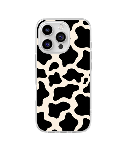 Onyx Cow Print Clear Case Insert