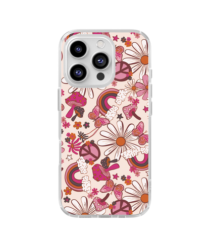 Cream Flower Child Clear Case Insert