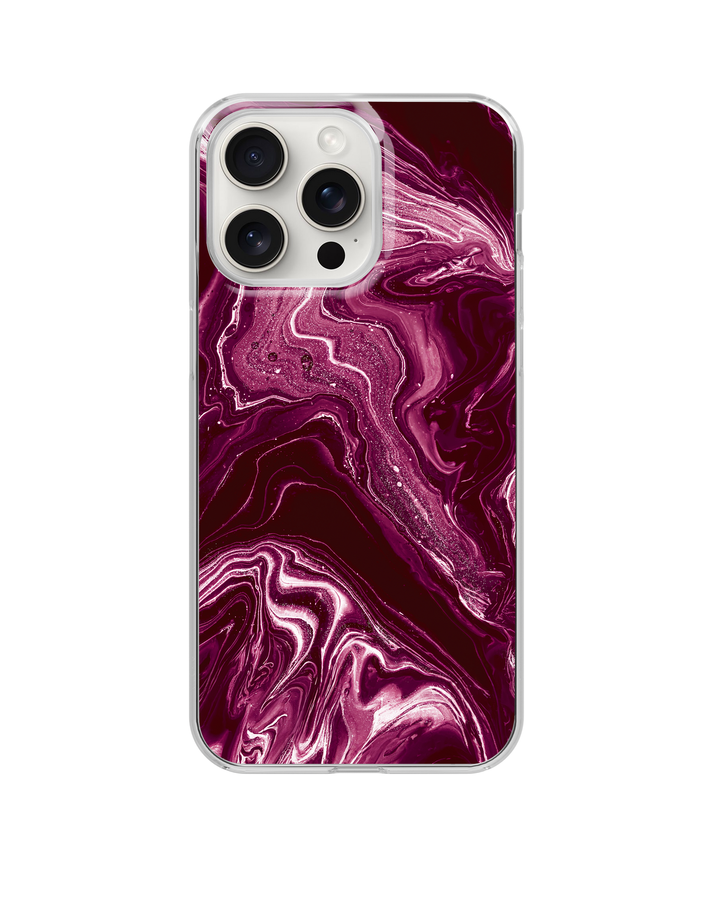 Velvet Marble Obsession Clear Case Insert