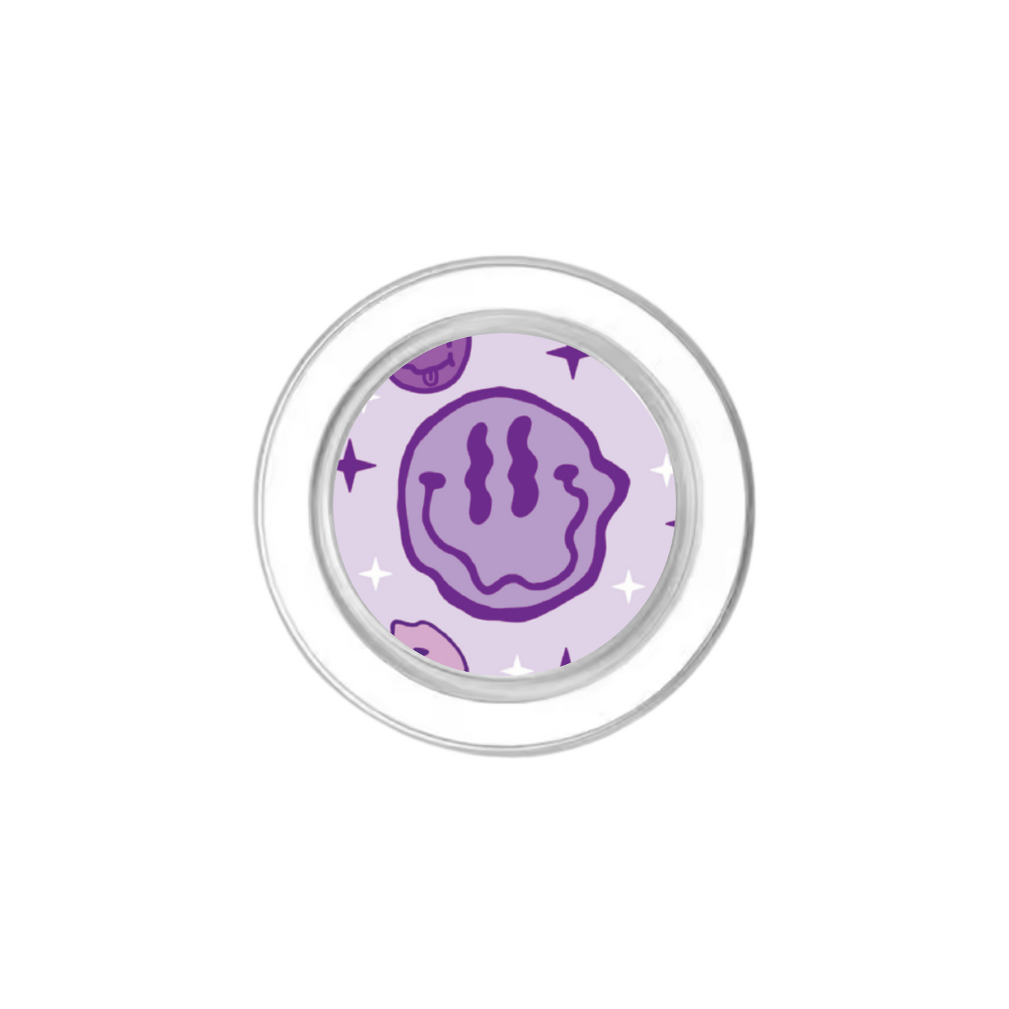 Purple Happy Hypnosis Phone Grip Insert