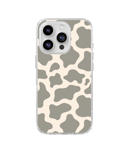 River Rock Cow Print Clear Case Insert