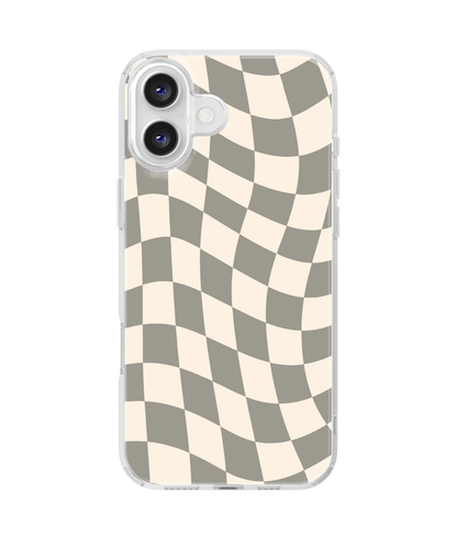 River Rock Wavy Checkers II Clear Case Insert