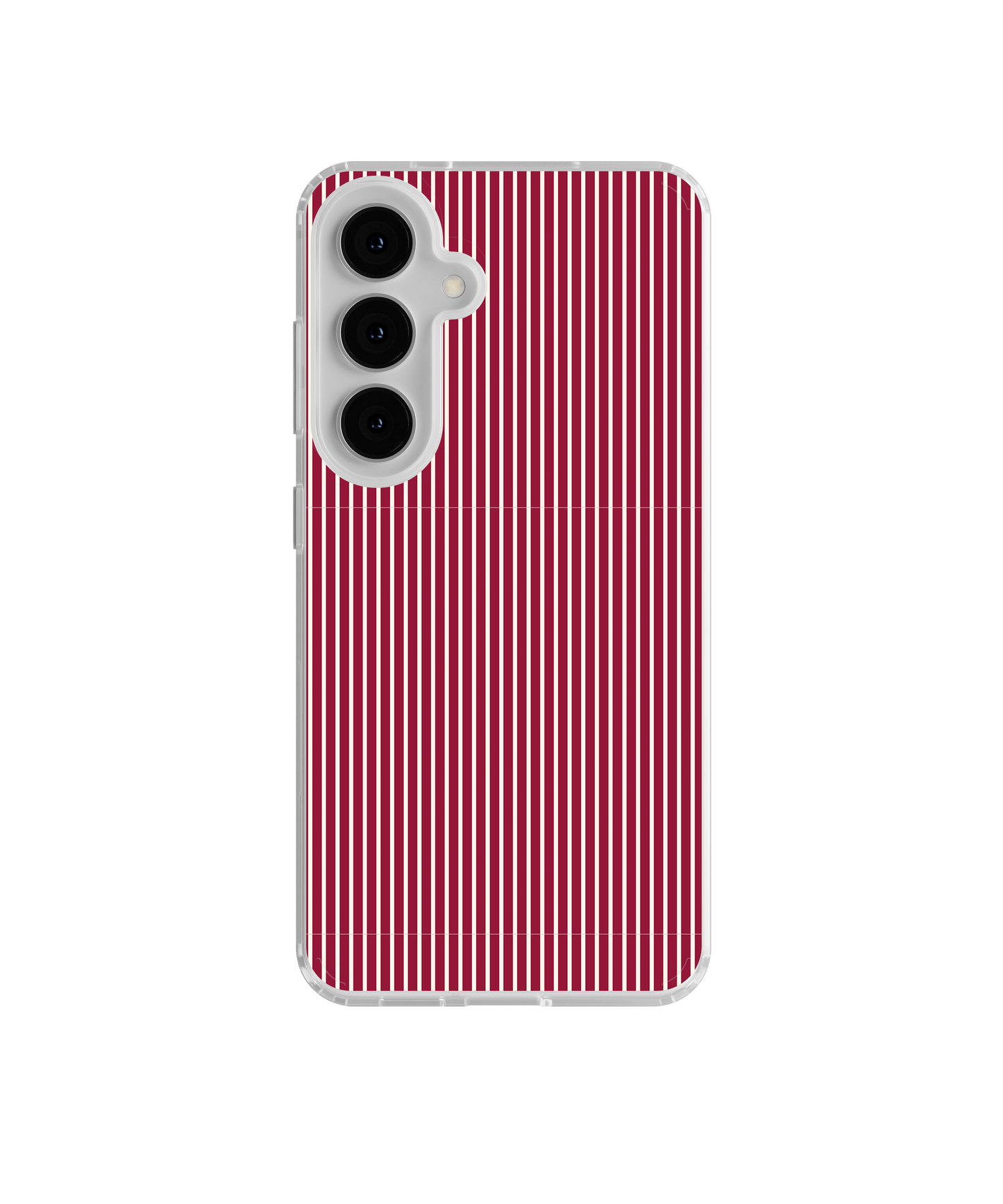 Black Cherry Pinstripes Clear Case Insert