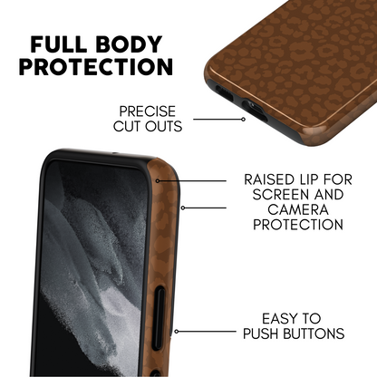 Cocoa Cheetah Galaxy Case