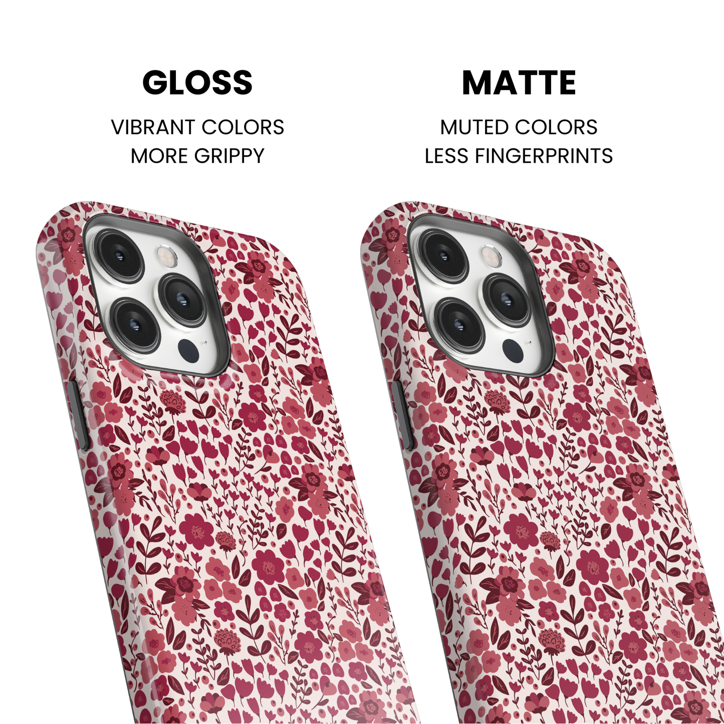 Merlot Meadow (Light) Phone Case