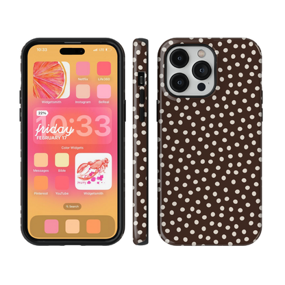 Espresso Dots Phone Case