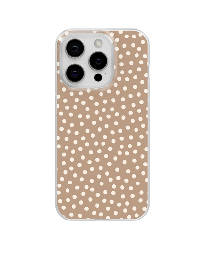 Chestnut Dots Clear Case Insert