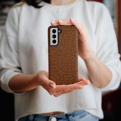 Cocoa Cheetah Galaxy Case