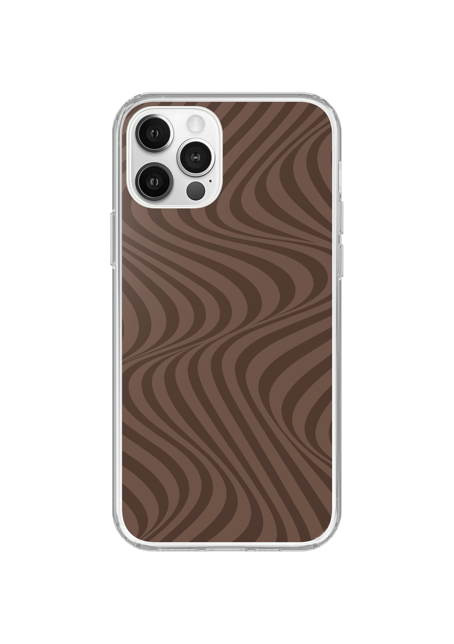 Espresso Swirls Clear Case Insert