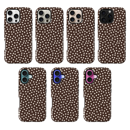 Espresso Dots Phone Case