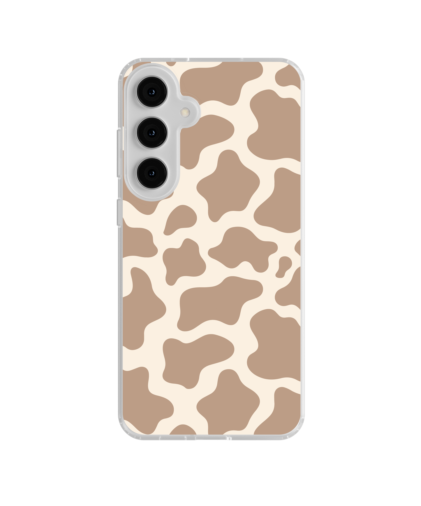 Chestnut Cow Print Clear Case Insert