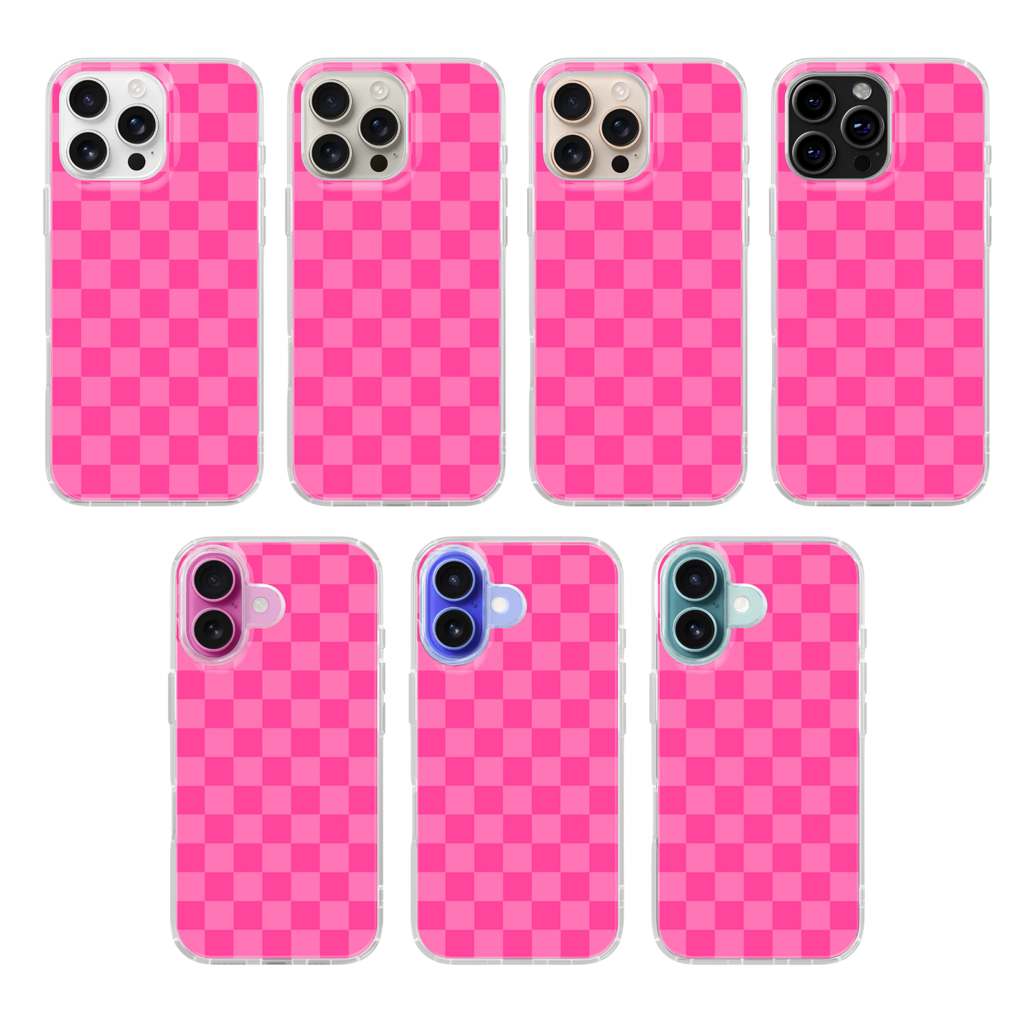 It Girl Checkers Clear Case Insert