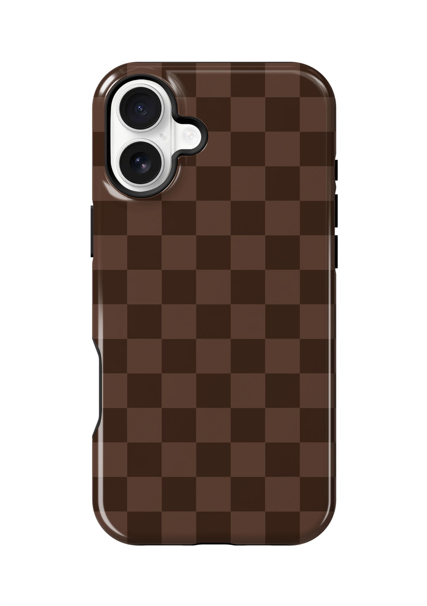 Espresso Checkers Phone Case