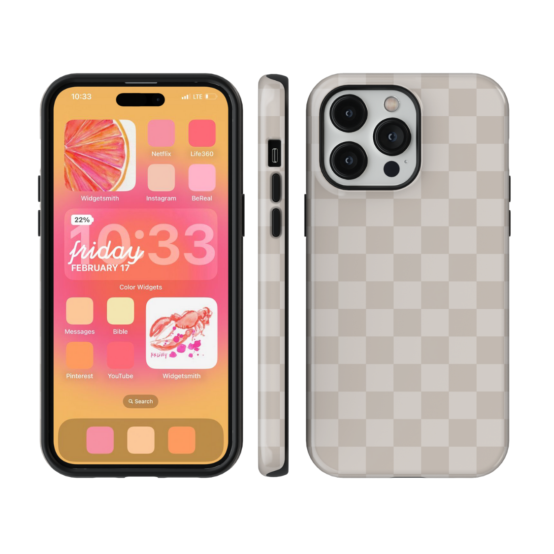 Dust Bunny Checkers Phone Case