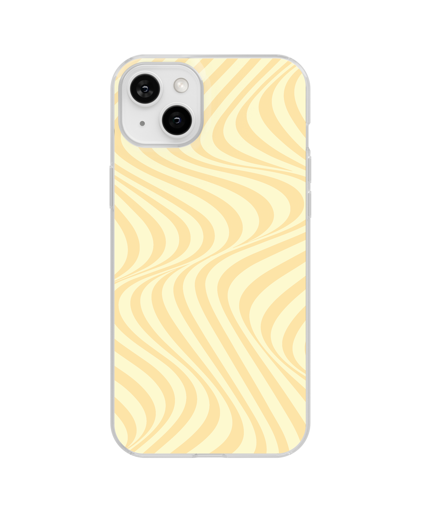 Banana Whispers Swirls Clear Case Insert