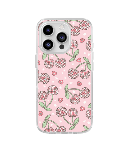 Pastel Disco Cherries Clear Case Insert