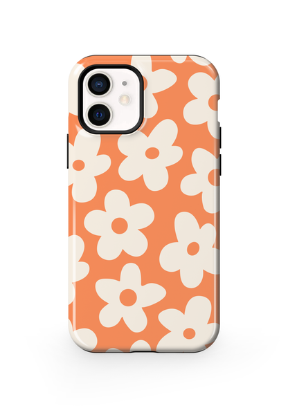 Tangerine Big Blooms Phone Case