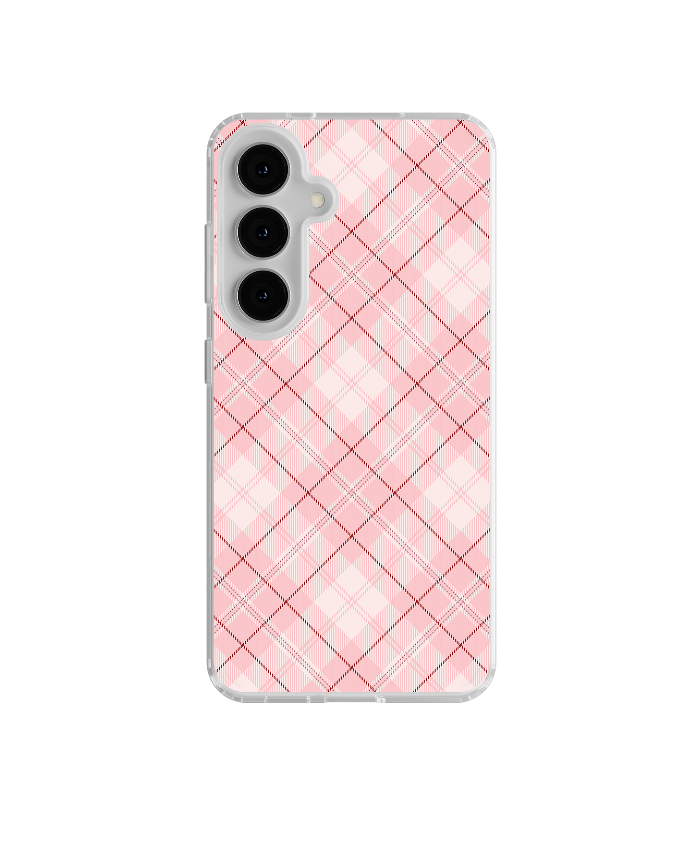 First Kiss Plaid Clear Case Insert