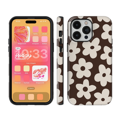 Espresso Big Blooms Phone Case