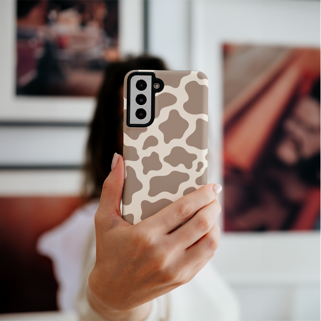 Chestnut Cowprint Galaxy Case