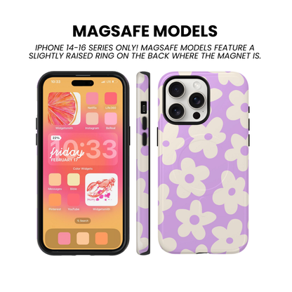 Lilac Big Blooms Phone Case