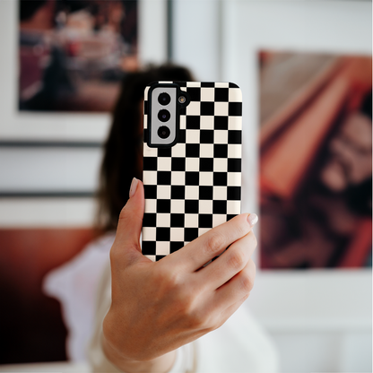 Onyx Checkers II Galaxy Case