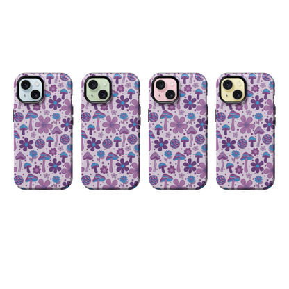 Purple Fungi Fantasia iPhone Case