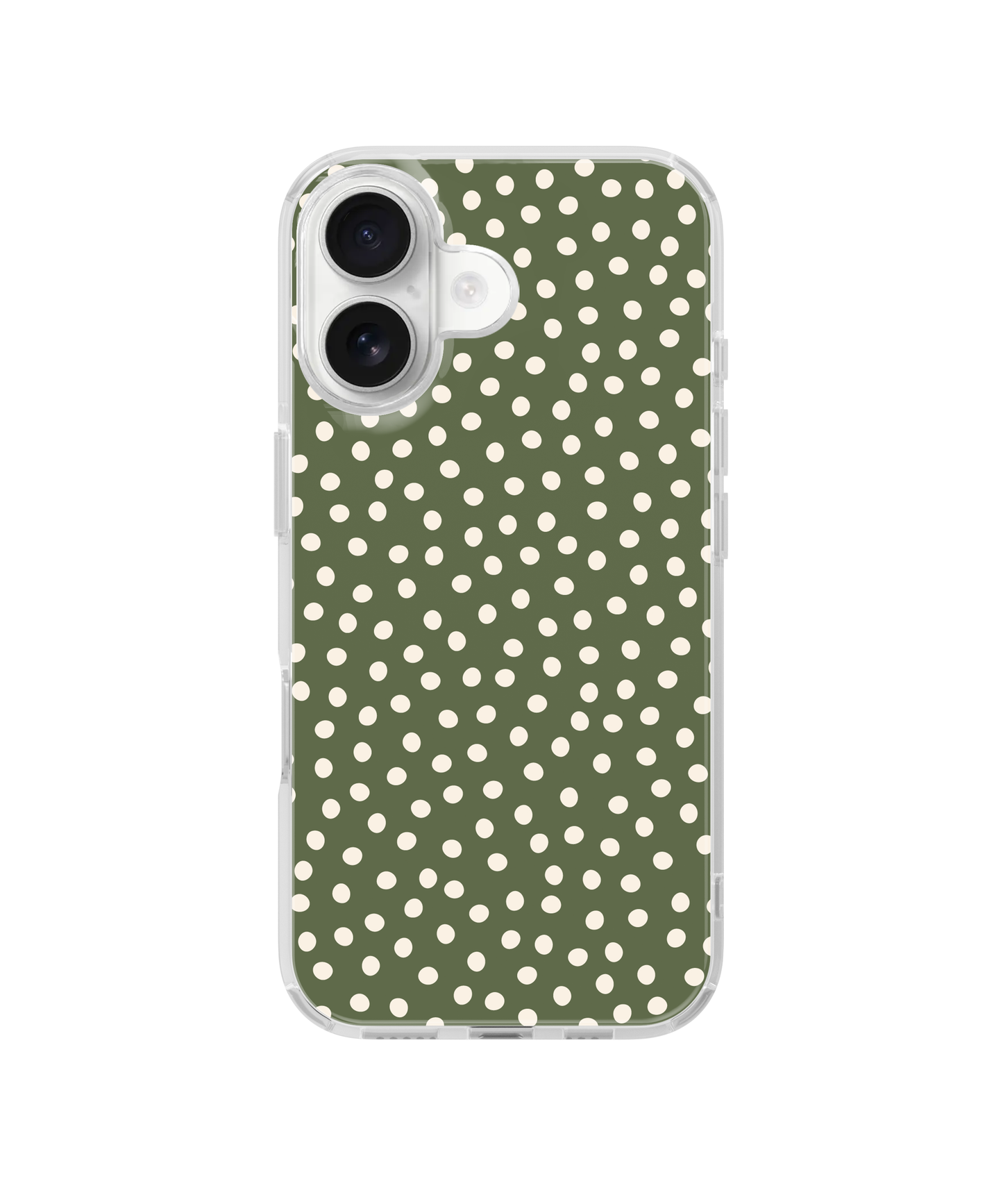 Moss Dots Clear Case Insert