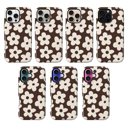 Espresso Big Blooms Phone Case