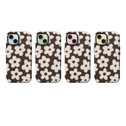 Espresso Big Blooms Phone Case