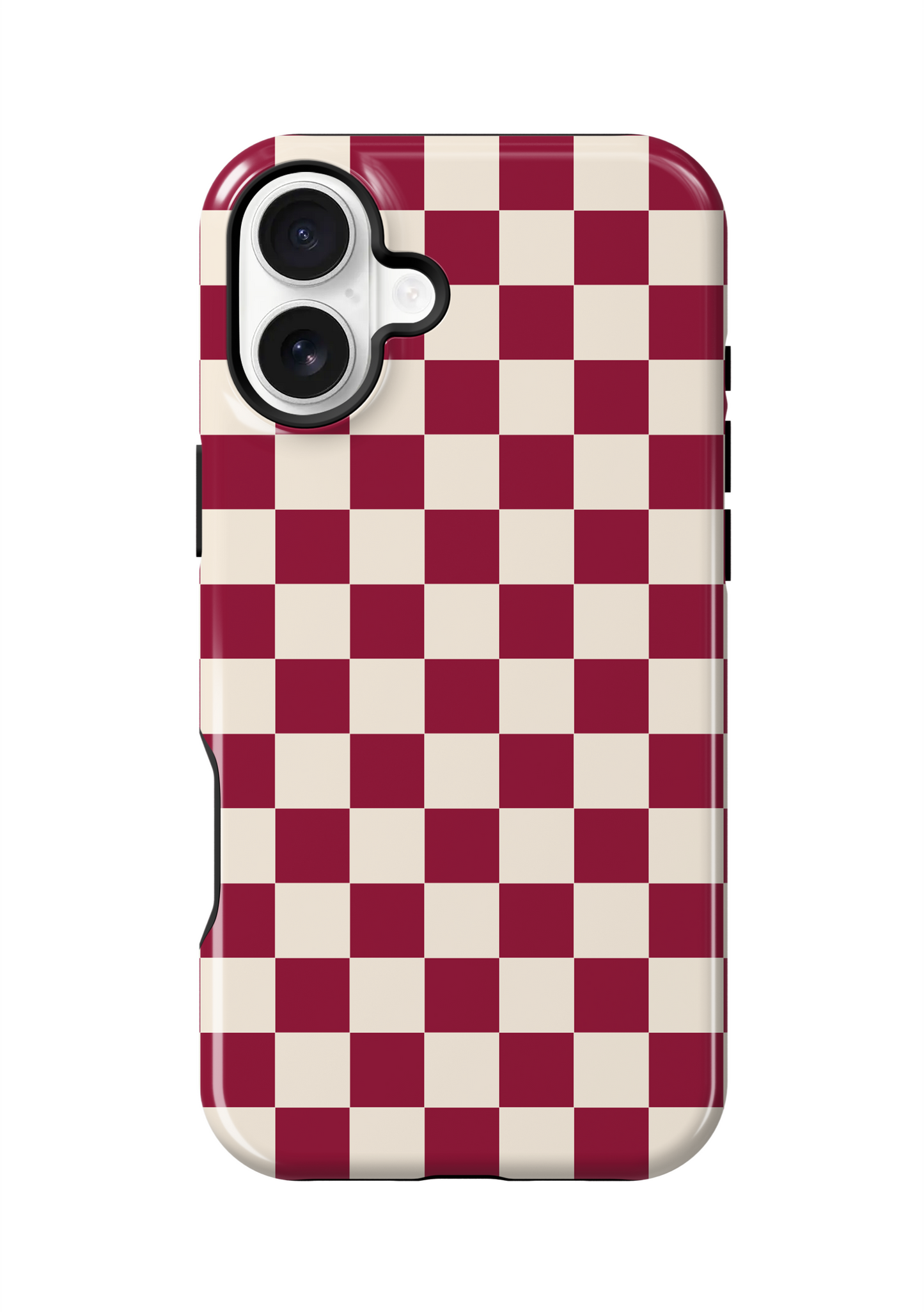 Black Cherry Checkers II Phone Case