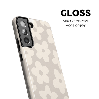 Vanilla Big Blooms Galaxy Case