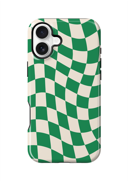 Emerald City Wavy Checkers II Phone Case