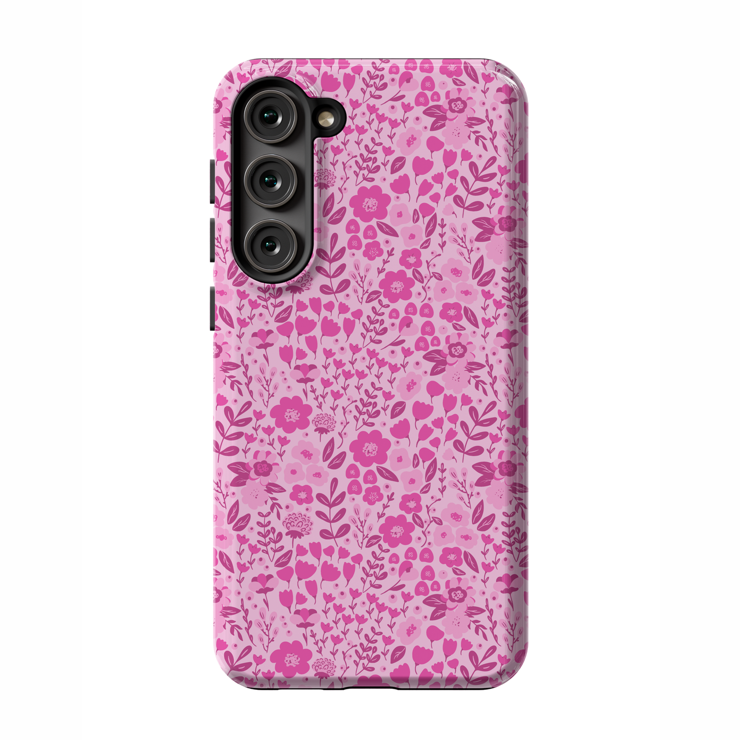 Berry Blossoms (Light) Galaxy Case