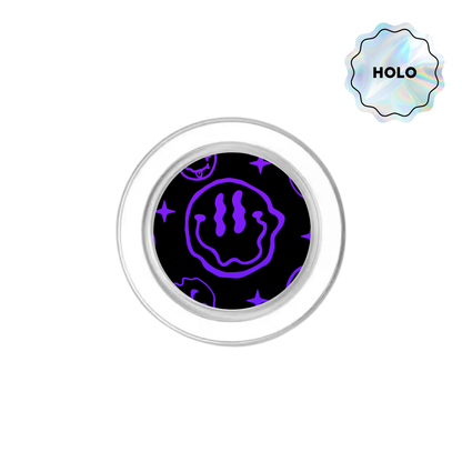 Nebula Nights Happy Hypnosis Holographic Phone Grip Insert