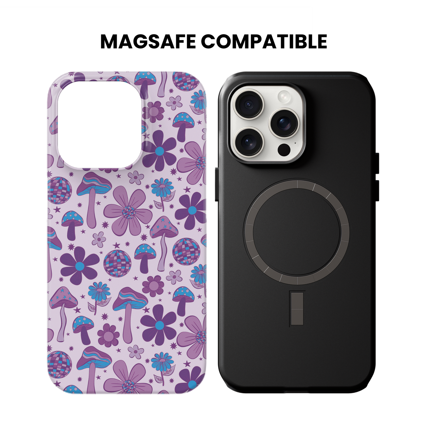 Purple Fungi Fantasia iPhone Case