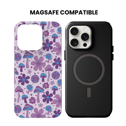 Purple Fungi Fantasia iPhone Case