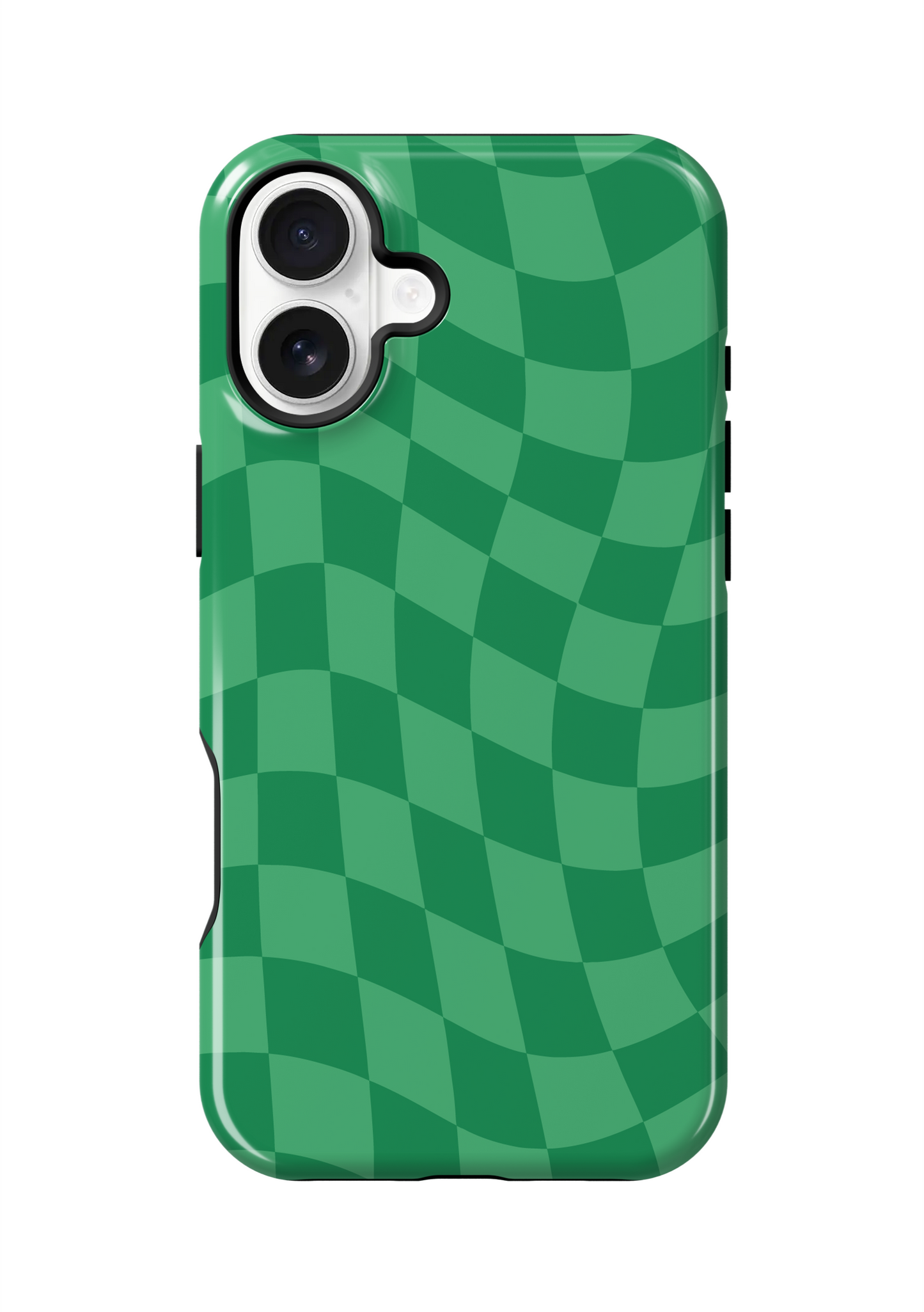 Emerald City Wavy Checkers Phone Case