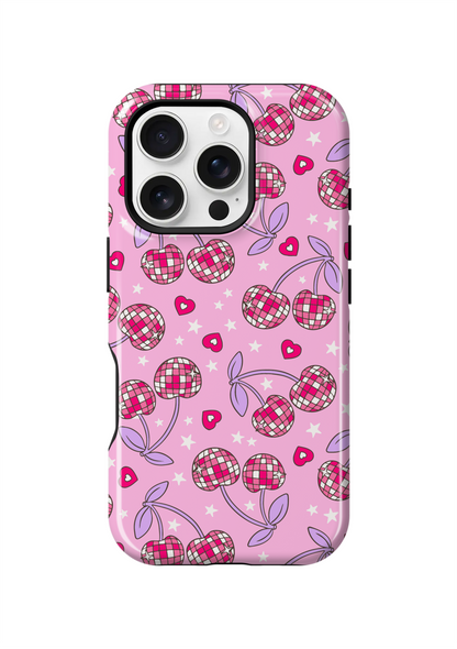 Pink & Purple Disco Cherries Phone Case