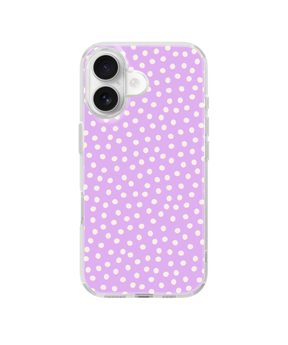 Lilac Dots Clear Case Insert