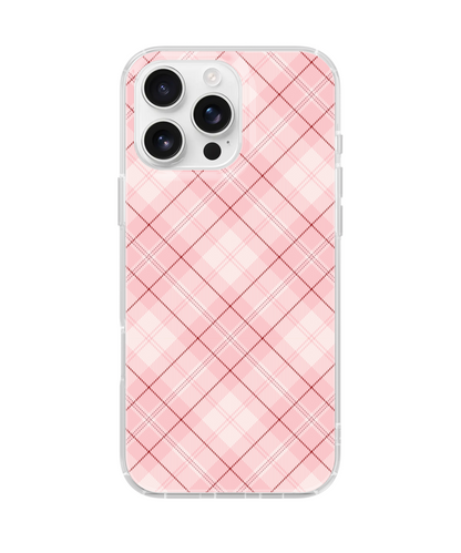 First Kiss Plaid Clear Case Insert