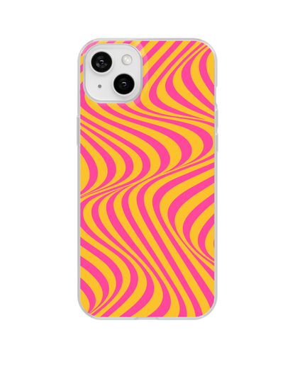 Pink Lemonade Swirls Clear Case Insert