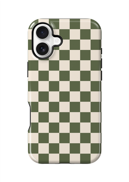 Moss Checkers II Phone Case