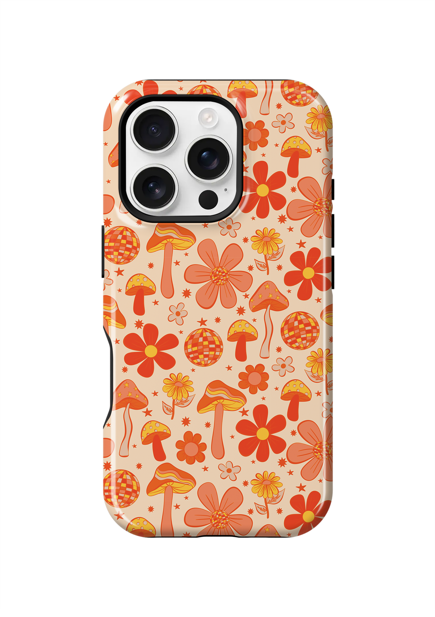 Orange Fungi Fantasia Phone Case