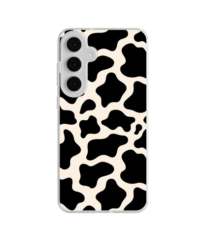 Onyx Cow Print Clear Case Insert