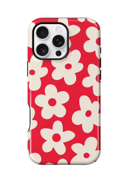 Vermillion Big Blooms Phone Case