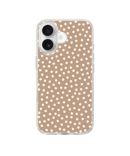 Chestnut Dots Clear Case Insert