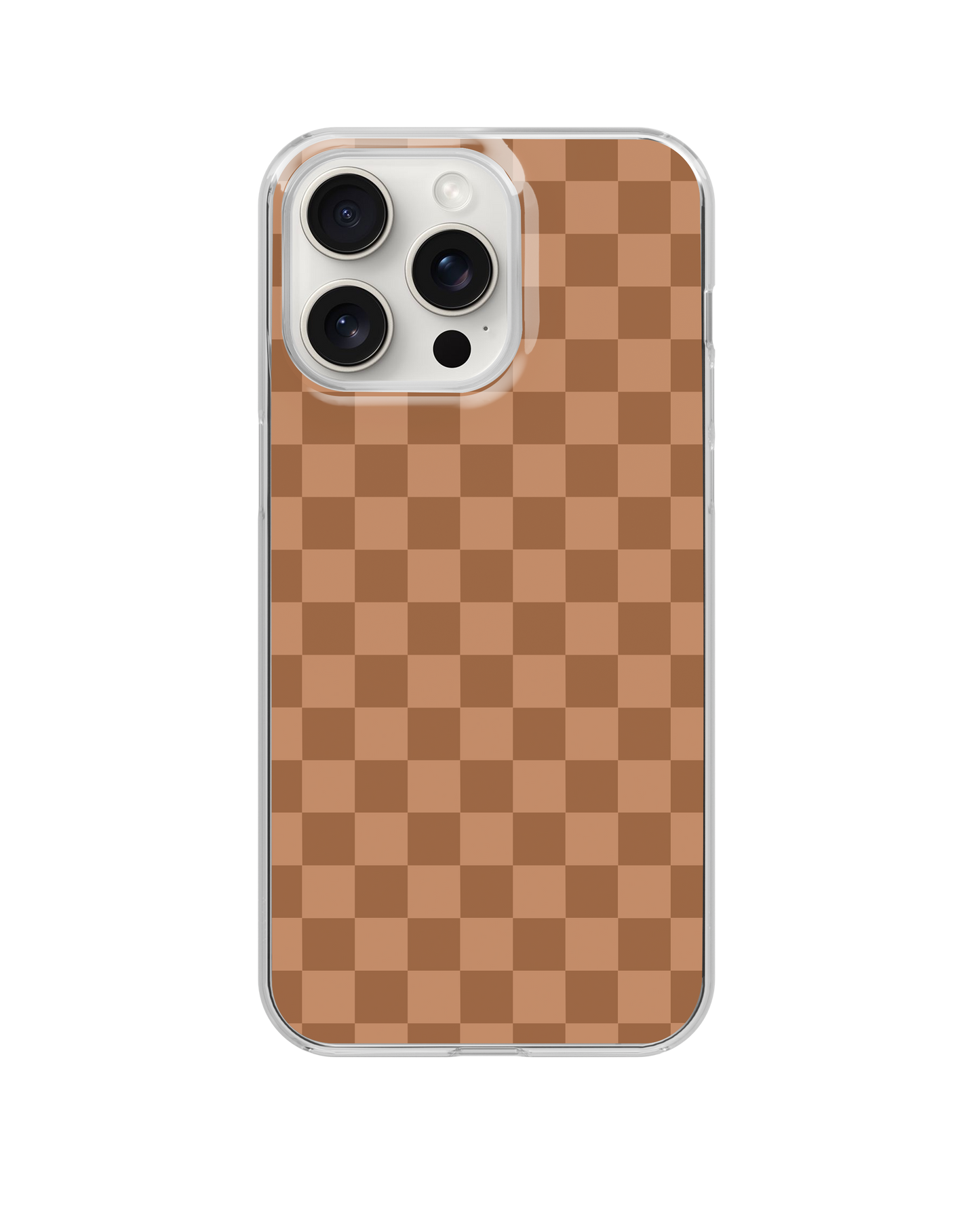 Fawn Checkers Clear Case Insert