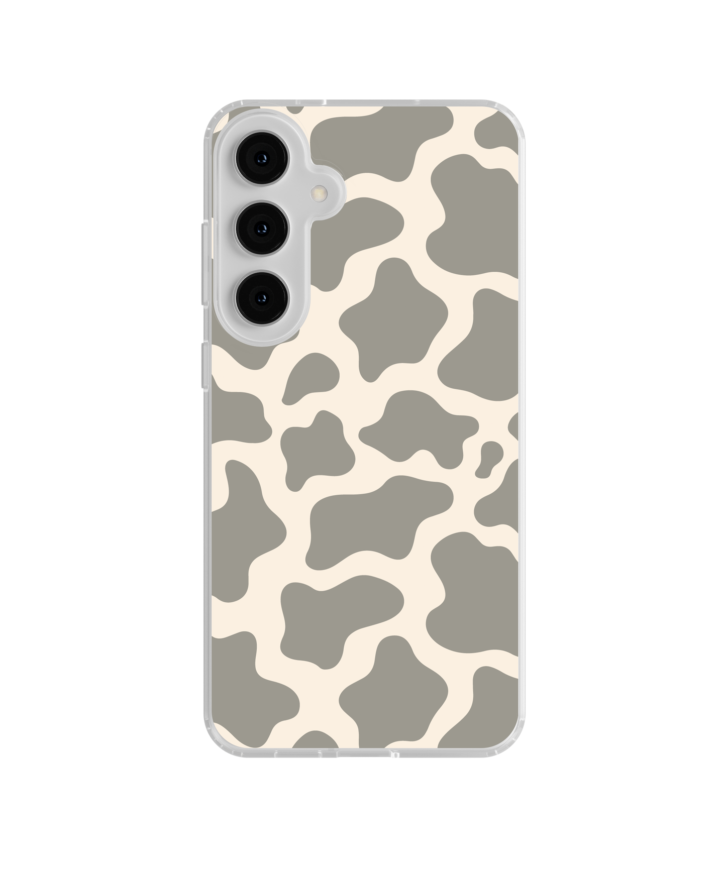 River Rock Cow Print Clear Case Insert